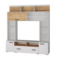 Центральная секция Оскар-18 ОГЦН-2, белый/дуб крафт