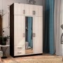 Шкаф 3-х створчатый с ящиками BTS, венге