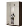 Шкаф 3-х створчатый с ящиками BTS, венге