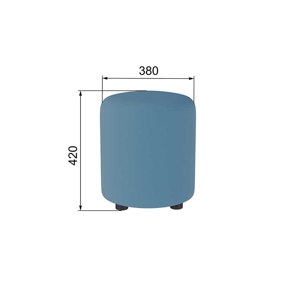 Пуф Рой, Светло-голубой Пуф Рой, Светло-голубой