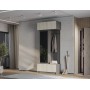 Прихожая "Багира" ПР-03 Графит/Крафт белый