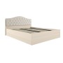 Кровать с подъемным механизмом Дели 160х200, дуб молочный/карамель