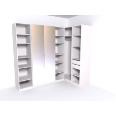 Гардеробная Рум. Комплект 3.2, белый