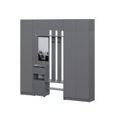 Прихожая Бали, Графит. Комплект 17