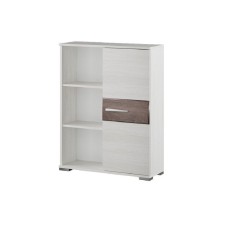 Шкаф-пенал универсальный Акита ясень анкор светлый/дуб бомонд какао