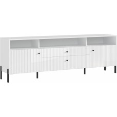 Тумба ТВ Оливия (металл), Белый, Белый Глянец