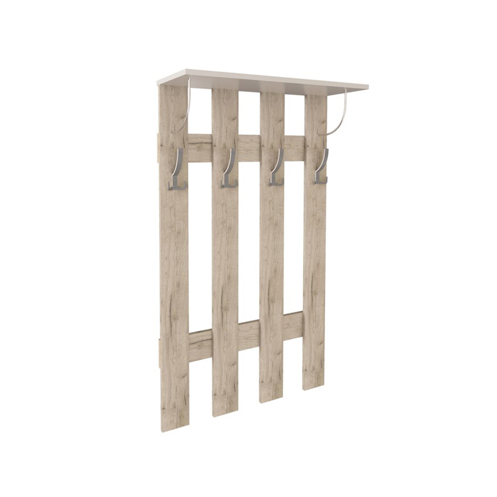 Вешалка Ямайка ЯПВ-1, Дуб крафт серый, Кашемир Вешалка Ямайка ЯПВ-1, Дуб крафт серый, Кашемир