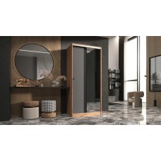 Шкаф-купе Альянс 1,0 м, Графит, Дуб крафт