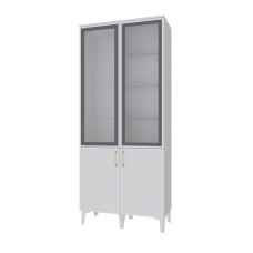 Шкаф-витрина Толедо ТШ-3, Белый