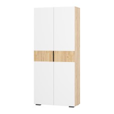 Шкаф 2-х створчатый "Сандра" ШК-04 Крафт/Белый/Тортуга (М27) Шкаф 2-х створчатый "Сандра" ШК-04 Крафт/Белый/Тортуга (М27)