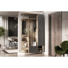 Прихожая Лика №2 1,2м, Дуб юкон, Графит