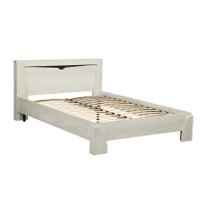 Кровать с ортопедическим основанием Лючия 33.09, Бетон пайн белый