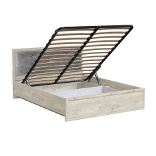 Кровать с подъемным механизмом Сохо 32.25-02, Бетон пайн