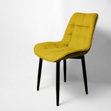 Стул "Бостон" белый матовый Velutto 40 желтый Стул "Бостон" белый матовый Velutto 40 желтый