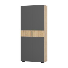 Шкаф 2-х створчатый "Сандра" ШК-04 Крафт/Графит/Тортуга (M27) Шкаф 2-х створчатый "Сандра" ШК-04 Крафт/Графит/Тортуга (M27)