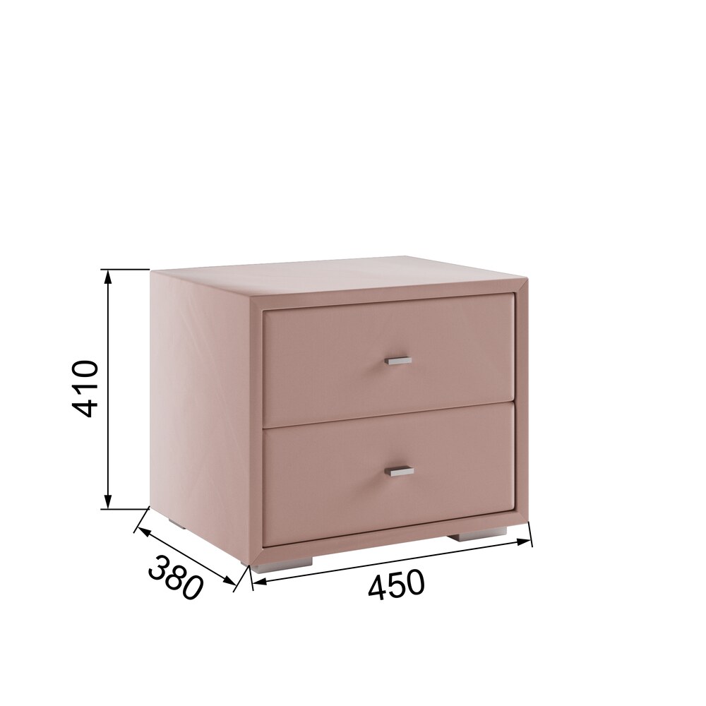 Тумба прикроватная интерьерная, Пыльная роза Тумба прикроватная интерьерная, Пыльная роза