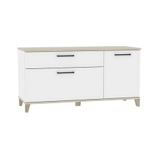 Тумба ТВ Аурелио 33, Белый, Блеквуд Сатиновый