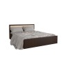 Кровать с основанием Фиеста 1,2м, Дуб беленый, Венге
