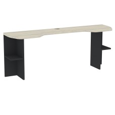 Надстройка для стола Аурелио 85, Антрацит-Блеквуд Сатиновый