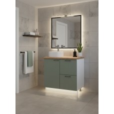 ВГ 900 Олива/Белый гладкий Арника РМ (со столешницей) в.1