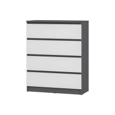 Комод Шарм КМ-02, Графит, Белый Комод Шарм КМ-02, Графит, Белый