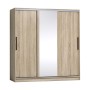 Шкаф-купе с зеркалом Strike 2000 Сонома