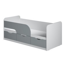 Кровать детская Стандарт КР-22 NEW, Белый, Серый Кровать детская Стандарт КР-22 NEW, Белый, Серый