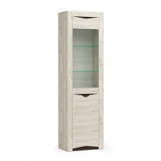 Шкаф-пенал Лючия 33.14-01, Бетон пайн белый, Венге Шкаф-пенал Лючия 33.14-01, Бетон пайн белый, Венге