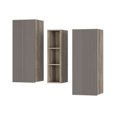 Шкаф навесной "Олива" ШКН-01 Дуб каньон/MF12 Муссон