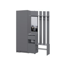 Прихожая Бали, Графит. Комплект 2