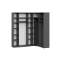 Гардеробная система ШК 5, Графит. Комплект 6