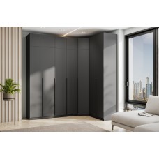 Гардеробная система ШК 5, Графит. Комплект 6