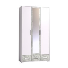 Шкаф для одежды и белья Айрис 444, статуарио Шкаф для одежды и белья Айрис 444, статуарио