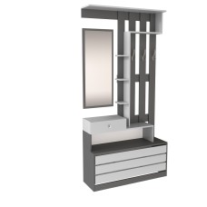 Центральная секция Ямайка ЯПЦС-1, Графит серый, Камень серый