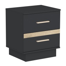 Тумба прикроватная Анона, антрацит