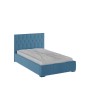 Кровать с ортопедическим основанием Октавия 120х200, Светло - голубой