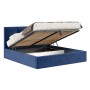 Кровать с подъёмным механизмом 1600 Римини, темно-синий