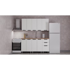 ГК Аленушка 1,6м  Лаванда Молочный/Молочный,скоба черный,сонома