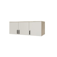 Антресоль для шкафа 120 см Лагуна, Дуб крафт серый, Кашемир