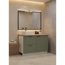 ВГ 1200 Олива/Белый гладкий Арника РМ (со столешницей) в.2