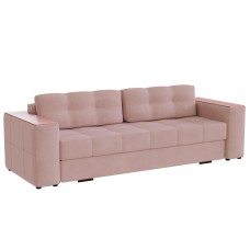 Диван раскладной Виконт, пыльная роза/мдф пудра