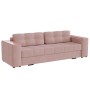 Диван раскладной Виконт, пыльная роза/мдф пудра