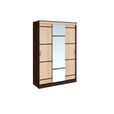 Шкаф-купе трехдверный Сакура, венге/лоредо