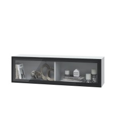 Шкаф навесной горизонтальный со стеклом Шарлиз, 120 см Шкаф навесной горизонтальный со стеклом Шарлиз, 120 см