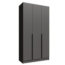 Шкаф Мадрид (1,2) без зеркала графит серый