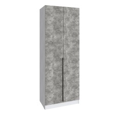 Шкаф Мадрид (0,85) без зеркала белый/ателье светлое