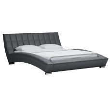 Кровать Оливия 160 темно серая