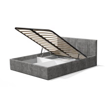 Кровать с подъемным механизмом Ника КР-08 120х200, Грифельный Кровать с подъемным механизмом Ника КР-08 120х200, Грифельный