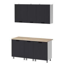 МК Аленушка 1,6м в.3 Лотос Сталь,скоба антрацит,сонома