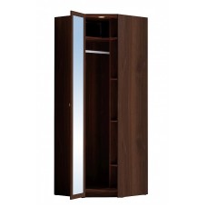 Шкаф угловой с зеркалом Sherlock 63, орех